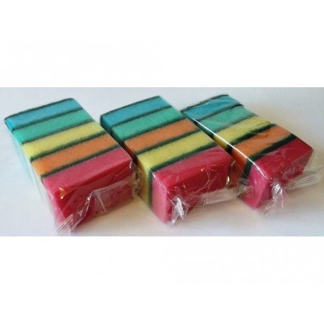 Губка кухонная средняя (5 шт.) (15,5 х 8,5 х 6 см)