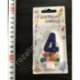 R0470 Свечи на торт "Цифры" (0-9)14*6,8 см, 12 шт/доза (одна доза - одна цифра!!!)