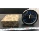R0408 Будильник круглый черный D12 см.