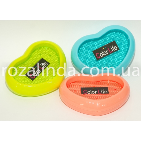 R0203 Мыльница "Сердце" Color Life
