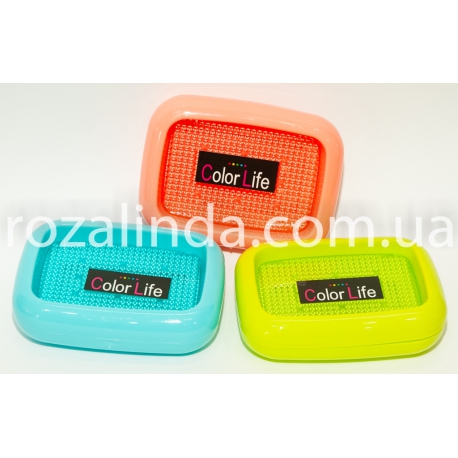 R0204 Мыльница "Прямоугольник" Color Life