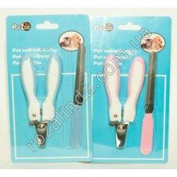 R509 Набор д/животных: ножницы 12,5 см + пилочка 14 см