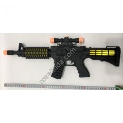 R0698 Автомат музыкальный светящийся с запасным рожком 54*14 см.