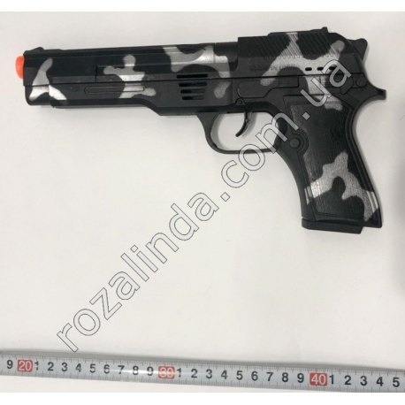 R0700 Пистолет камуфляжный музыкальный (механизм) инерционный 24*12 см.
