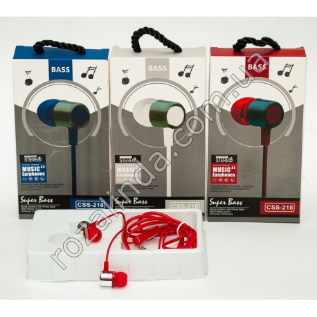 R0846 Наушники Music Earphones CSS-218