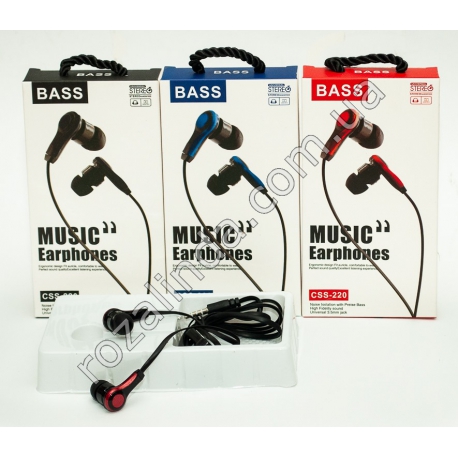 R0878 Наушники Music Earphones CSS-220