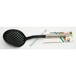 R0985 Шумовка тефлоновая с метал. ручкой 33,5*11,5 см. CF
