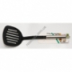 R0988 Лопатка с дырками тефлоновая, ручка метал, 11*33 см, 77 г, AHR-NA008