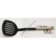 R0988 Лопатка с дырками тефлоновая, ручка метал, 11*33 см, 77 г, AHR-NA008