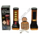 М0226 Фонарь Hurry Bolt,HB-707-2, 10W,Micro USB, инд.заряда,+солн. батар., USB А, (18*6,5*4,7) 170 г