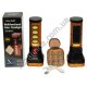 М0226 Фонарь Hurry Bolt,HB-707-2, 10W,Micro USB, инд.заряда,+солн. батар., USB А, (18*6,5*4,7) 170 г