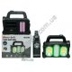 М0230 Фонарь Hurry Bolt, HB-6168, Micro USB +USB A, + солн.батарея, +2АКБ (19*15*5см) 338 гр