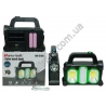 М0230 Фонарь Hurry Bolt, HB-6168, Micro USB +USB A, + солн.батарея, +2АКБ (19*15*5см) 338 гр