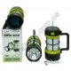 М0231 Фонарь "Camping Lantern" F910,цилиндр/решётка,7реж.(+красн.свет)ручки 2шт,солн.бат+USB A+micr