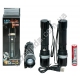 М0308 Фонарь полицейский металл.,15см, Destscando, XA-808, Zoom, T6+Cob, Led 2000 Lumen, 1АКБ