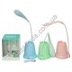 М0310 Лампа Led'Капля'гибкая,пастель,Pen Holder lamp,SST-822,подст.д/ручек+ телеф.,micro USB, 28*9.5