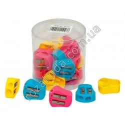 М0264 Точилка для карандашей 2-я "Трапеция", 24 шт/доза (4*3,5*1,5 см), 5гр