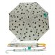 М0158 Зонт трость детский, силикон, "Bear chips say, hello veow so cute", 73 см, 250 гр.
