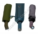 М0166 Зонт полуавтомат, кожаный чехол, + фонарик, регул.ручка, 34 см, 370 гр.