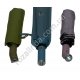 М0166 Зонт полуавтомат, кожаный чехол, + фонарик, регул.ручка, 34 см, 370 гр.