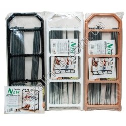 М0362 Полка для обуви 4 яруса Fashion NEW (в кульке) (18,5*41*42 см), 280 гр.