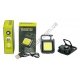 М0164 Фонарик-брелок аккумулят. 150 мА LED COB с карабином и магн., подпорка, метал., 6*4.5*2см, 32г