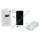 М0367 Power bank портативное зарядное устройство 'RoHS' 3.7wh, 20000mAh, Ребристый, micro+typeC вход, 4кабеля для зарядки: micro