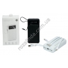 М0367 Power bank портативное зарядное устройство 'RoHS' 3.7wh, 20000mAh, Ребристый, micro+typeC вход, 4кабеля для зарядки: micro