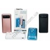 М0370 Power bank портативное зарядное устройство 'RoHS' 3.7wh, 20000mAh, Quick charge,micro вход, 4кабеля для зарядки: micro, Ty