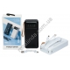 М0371Power bank портативное зарядное устройство 'RoHS' 3.7wh, 20000mAh,100%Hight sped,fast charge,micro вход, 4кабеля для зарядк