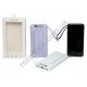 М0373 Power bank портативное зарядное устройство 'RoHS' 3.7wh, 10000mAh, дисплей/экран полностью,micro+typeC вход, 4кабеля для з