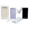 М0373 Power bank портативное зарядное устройство 'RoHS' 3.7wh, 10000mAh, дисплей/экран полностью,micro+typeC вход, 4кабеля для з