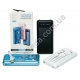 М0374 Power bank портативное зарядное устройство 'RoHS' 3.7wh, 10000mAh, Quick charge,micro вход, 4кабеля для зарядки: micro, Ty