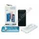 М0374 Power bank портативное зарядное устройство 'RoHS' 3.7wh, 10000mAh, Quick charge,micro вход, 4кабеля для зарядки: micro, Ty