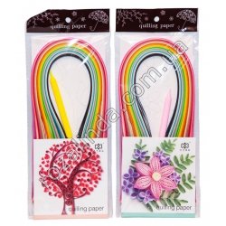 М0212 Бумага для квиллинга с инстр. Quilling paper, на планш., YZ127, 26.5*11см, 65гр,