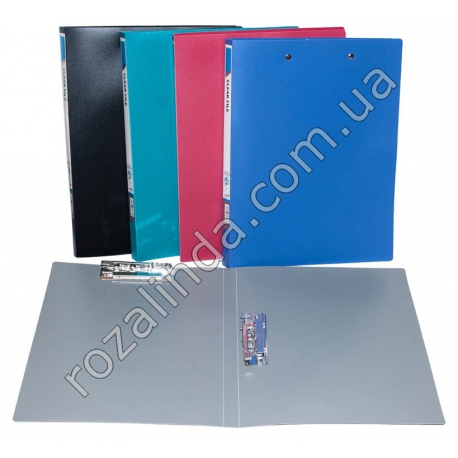 М0415 Папка с зажимом Clipboard и прижимом Miniclip,А4, 20 мм, Hua Jie, H-202B, 31.5*23.5*2см, 141гр