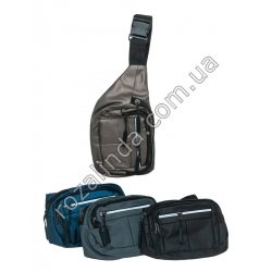 М0438 Сумка-бананка (на пояс) водонепроницаемая ткань, 2 отделения (36*12*9 см) 128 г.