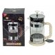 М0482 Френч-пресс из нержав. стали+пластик STouch, 1000мл, Hous Roland, HR508-4, в кор., 14*13*22см
