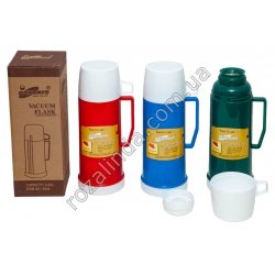 М0483 Термос пласт. со стеклянной колбой 450мл 'Daydays' Vacuum Flask NO-1044, 23,5*8,5*6,5см, 301г.