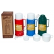 М0484 Термос пласт. со стеклянной колбой 1л 'Daydays' Vacuum Flask NO-2644, 26*11*8,5см, 484г