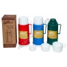 М0484 Термос пласт. со стеклянной колбой 1л 'Daydays' Vacuum Flask NO-2644, 26*11*8,5см, 484г