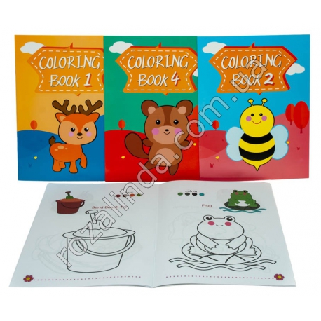 М0518 Раскраска Coloring Book CBKS234 (16 стр./28,5*21,5/63гр.(12 шт/доза)