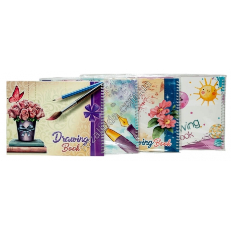 М0549 Альбом спираль Drawing Book A4 BK36758 (14л./28,5*21,5/103гр.(12 шт/доза)