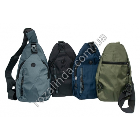 М0442 Сумка мужская (на плечо), 'Fahionbag', нейлон, два отдела+карман,31×18×6см, 160гр.(12 шт/доза)