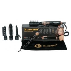 М0637 Фен-щетка (стайлер)'Zumba Professional' ZM-8008, 4в1, 550W, шнур 360°,+мешочек, 2реж. 37,5×5см