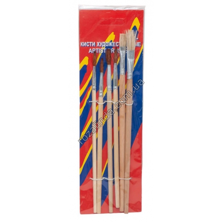 R0928 Набор худож. кистей №2-12 (6 шт.) Artist Brushes