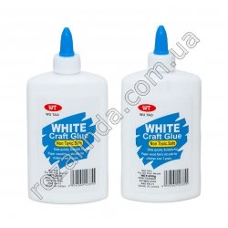 М0648 Клей ПВА белый с аппликатором 250г, 12 шт/доза, White Craft glue, 16.5*8.5*3.8см, 252гр