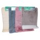 М0674 Коврик ЭКО мех с кантом 'Carpet', анти скольз. микс цветов, 50*82см, 536гр,