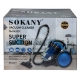 Е0004 Пылесос SOKANY SK 3387, колба 3.0л, 3000W, железная труба, 4.5кг