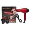 Е0013 Фен для волос SOKANY SK-2211, красный, 2400W, 2 насадки, 2 ск/2 темп, 459гр,